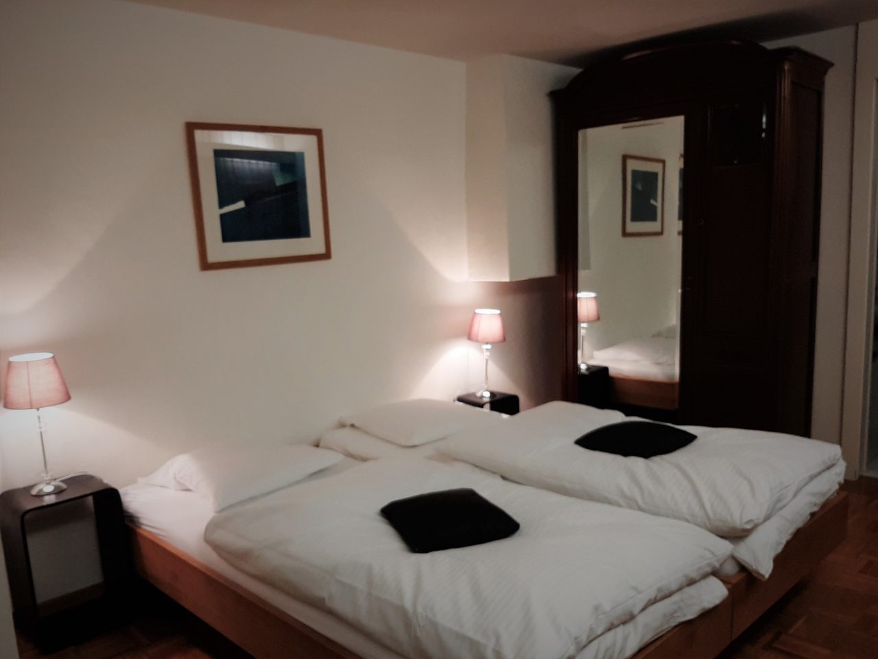 Chambre de l’hôtel du Giétroz