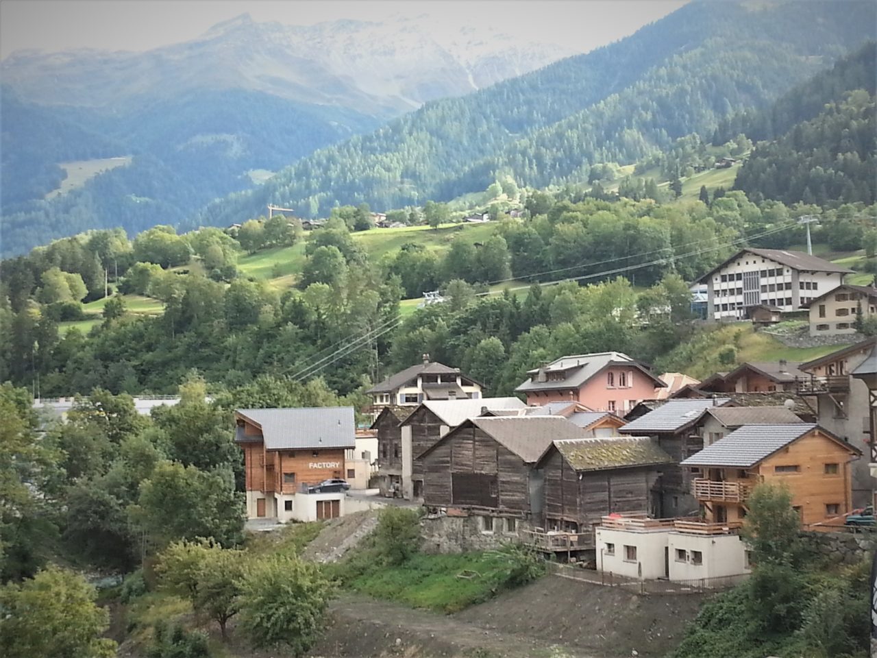 Vue sur la vallée de Bagnes